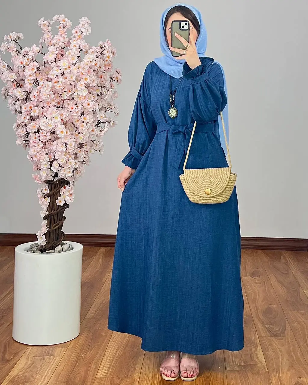 کفتان خمره ای با کمربند